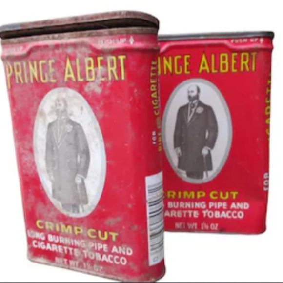 Prince Albert Tobacco Tin with alternate Advertisement on back - Picture 6 of 13